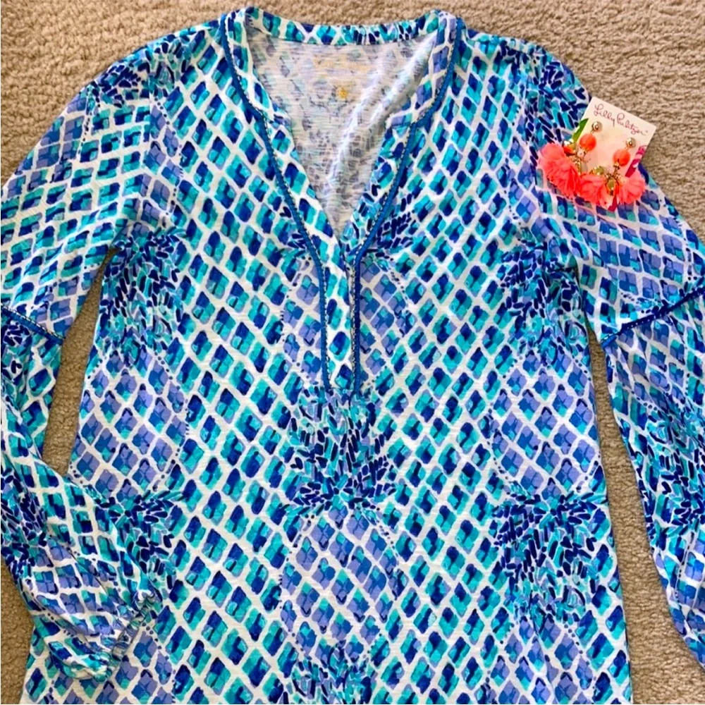 Lilly Pulitzer Joy Dress Resort White Toe In Engineered  Dress - Picture 5 of 9